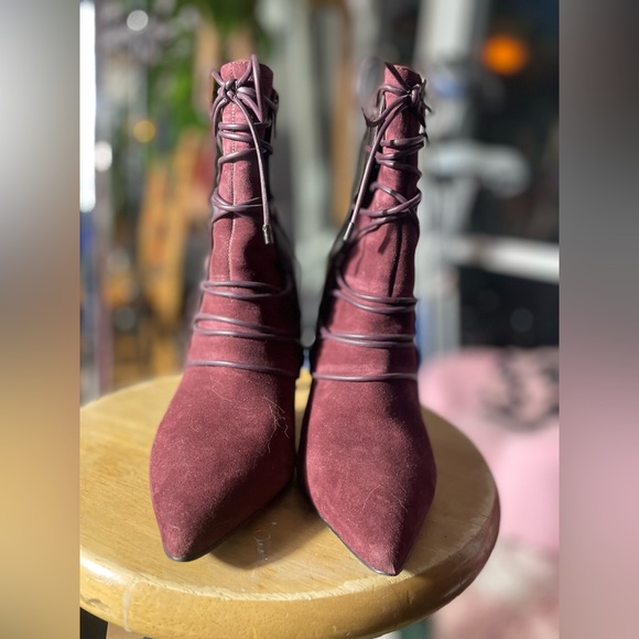 Mauve Nine West Booties - Picture 4 of 6